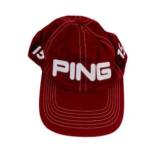 Ping G15 i15 Maroon Golf Hat Cap Adjustable